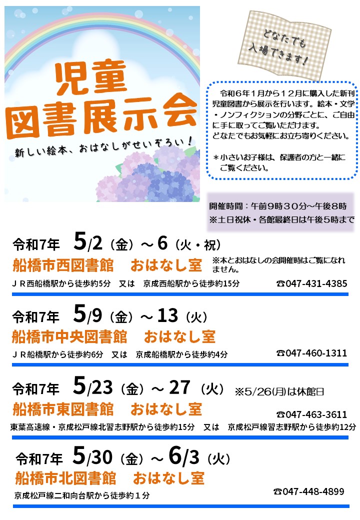 R7児童図書展示会ポスター