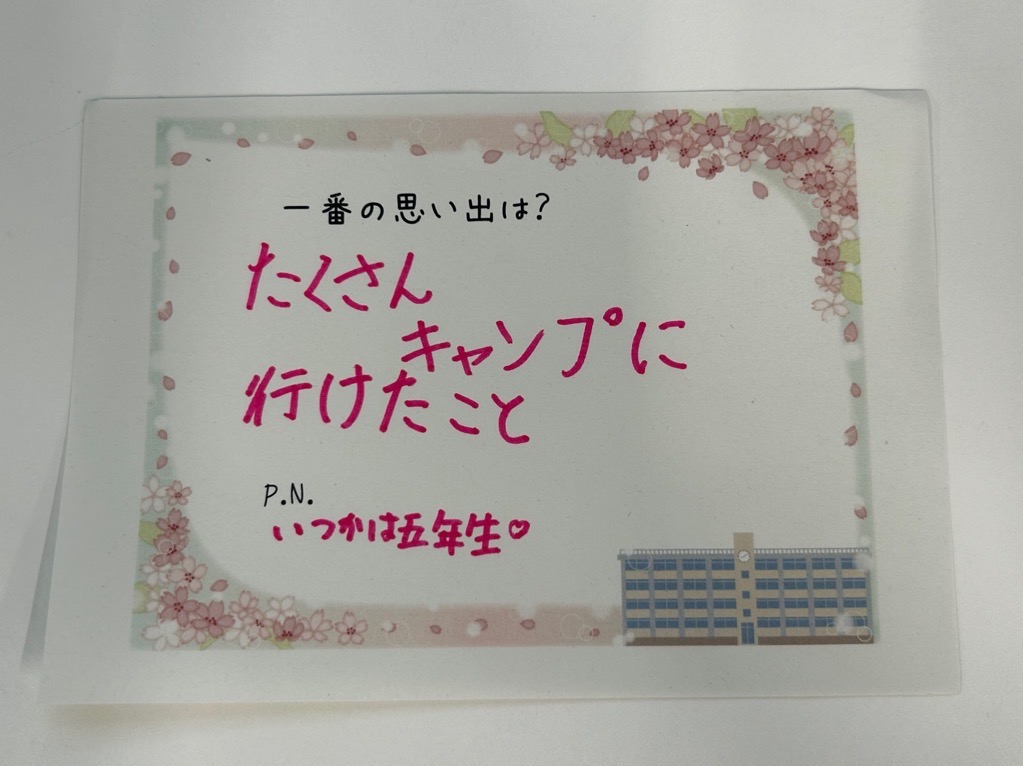 たくさんキャンプに行けたこと